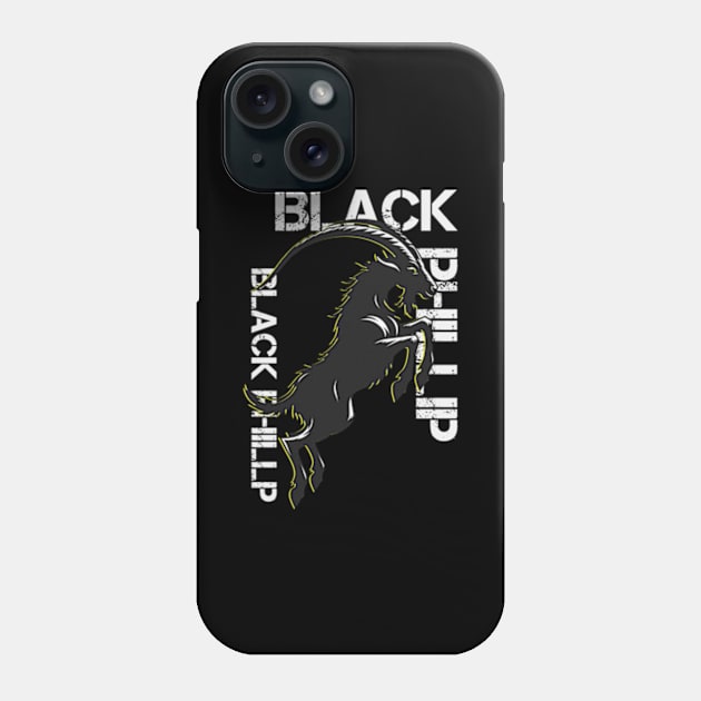 Live Deliciously Black Phillip The Witch Movie Phone Case by poppoplover