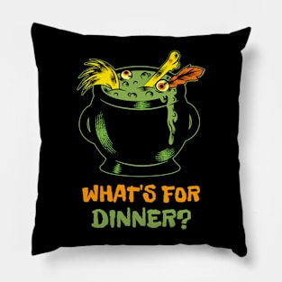 What's for Dinner? Witch Cauldron Pillow