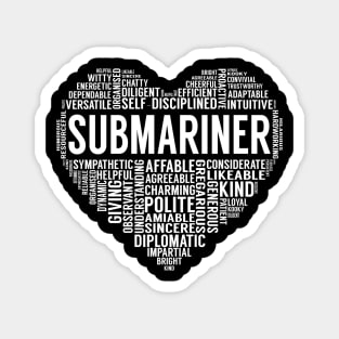 Submariner Heart Magnet