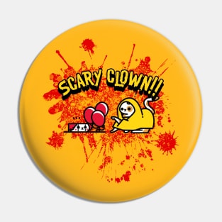 Scary Clown Pin