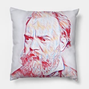 Antonín Dvořák Portrait | Antonín Dvořák Artwork | Line Art Pillow