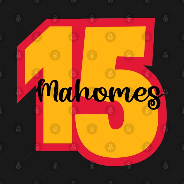 Mahomes 15 by Pink Anchor Digital