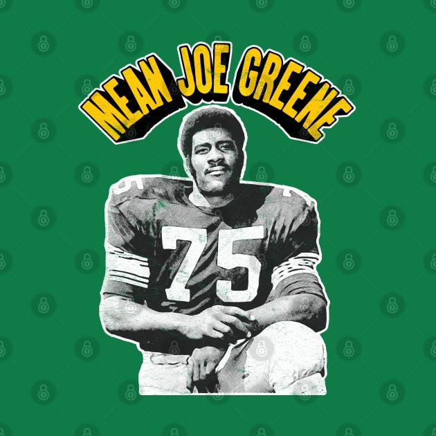 Mean Joe Greene -- Retro Football Fan Design by DankFutura