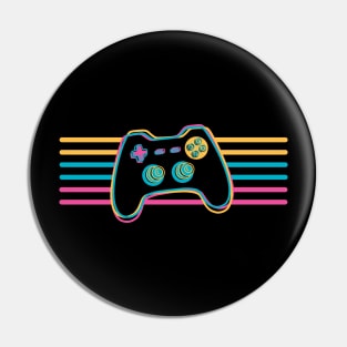 Retro Vintage Gamer Gift Pin