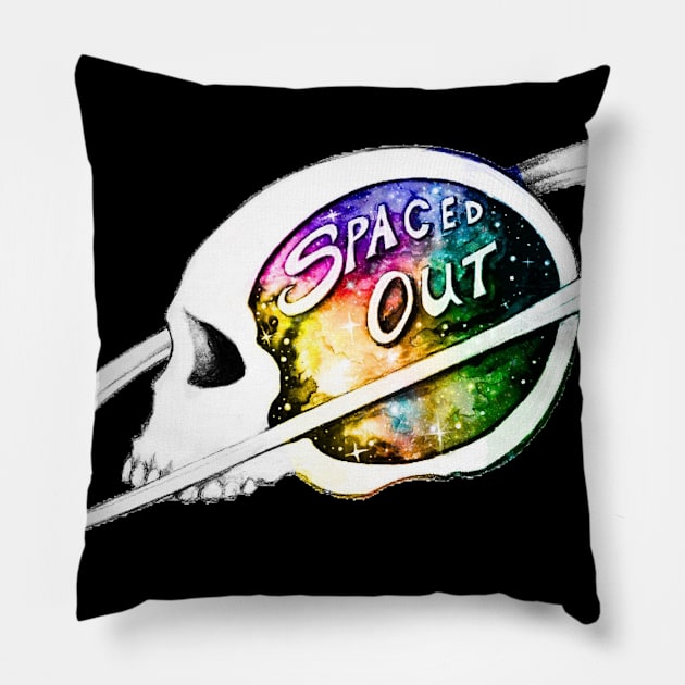 SPACED OUT Pillow by jilesfallen