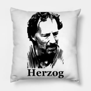 Herzog: A Silhouette of a Genius Pillow