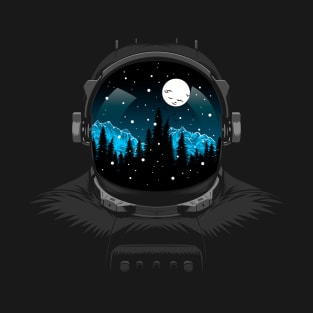 Astronaut crystal snow T-Shirt