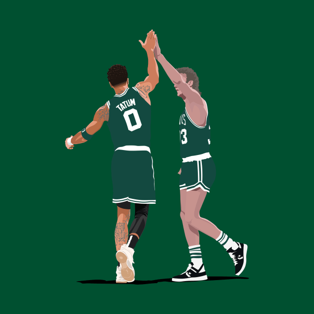 Celtics Past and Present by dbl_drbbl