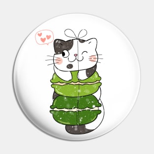 cat kawaii anime girl, Just A Girl Who Loves Anime and ramen Pin