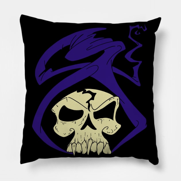 Funky Reaper Pillow by Ferrell