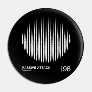 Massive Attack / Minimalist Graphic Fan Artwork Design Pin