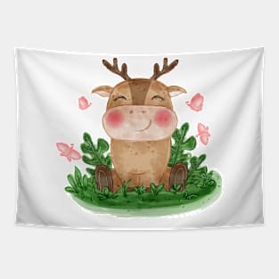 Baby Deer Cute Tapestry