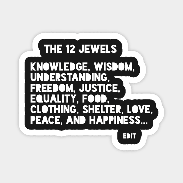 The 12 jewels by Edit Magnet by Edit1