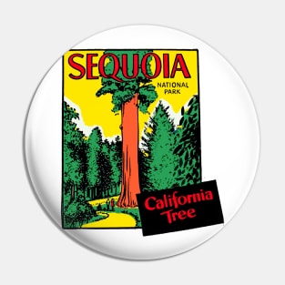 SEQUOIA NATIONAL PARK Vintage Style Pin