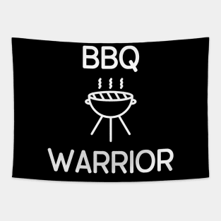 Barbeque Warrior Funny Aesthetic Tapestry