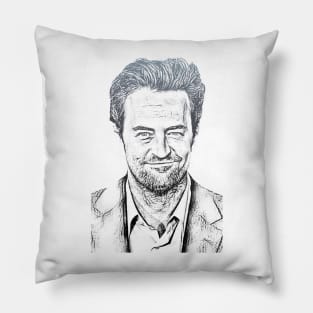 Matthew Perry /// Retro Design Pillow