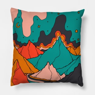 An abstract world Pillow