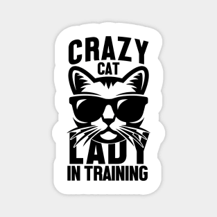 Crazy Cat Lady In Training Magnet