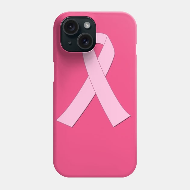 Pink Ribbon Phone Case by Scarebaby