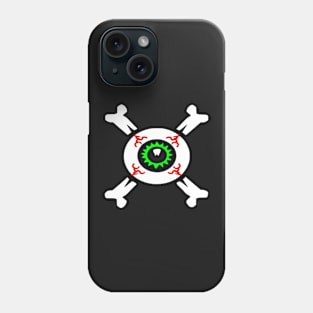 Eye-ball and Cross-bones Phone Case