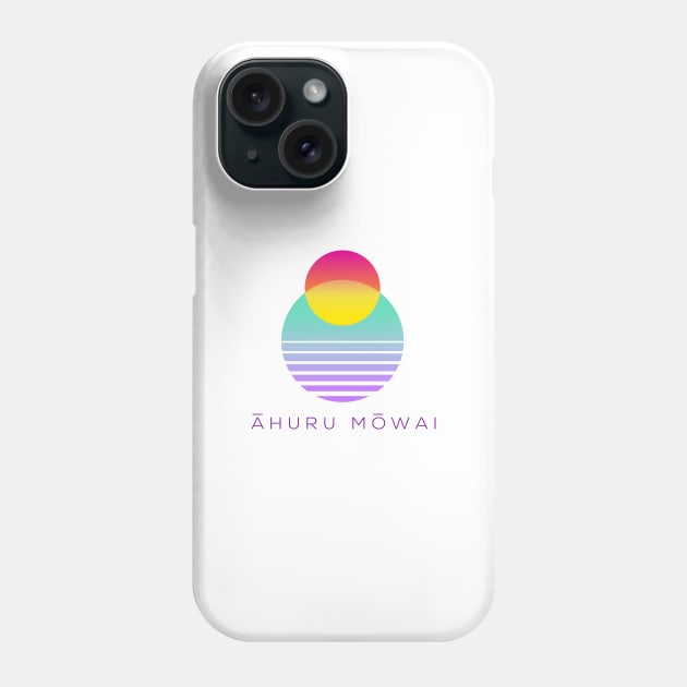 Ahuru Mowai Sunset Phone Case by TheVectorMonkeys