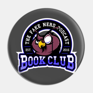 Fake Nerd Book Club Logo Pin