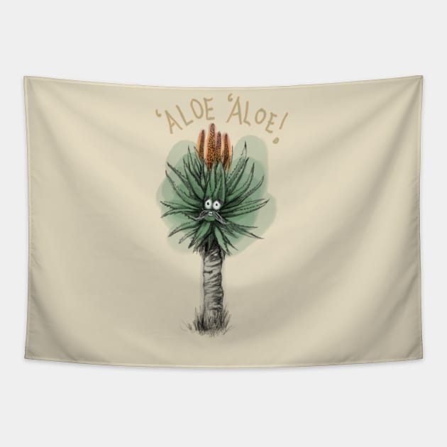 Sleezy French Aloe Tapestry by cheriedirksen