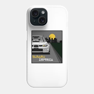 Impreza WRX STI Hawkeye, JDM Car Phone Case