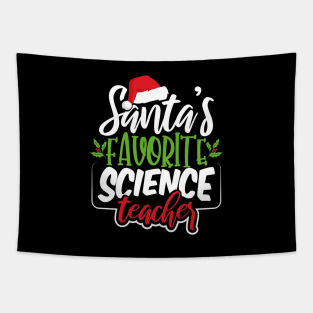 Santa's Favorite Science Teacher Tapestry