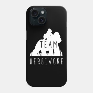 Team Herbivore Gorilla Vegan T-Shirt, Gift Tee For animal lover, Vegetarian Women and Men Phone Case