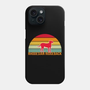 Rhodesian Ridgeback Vintage Silhouette Phone Case