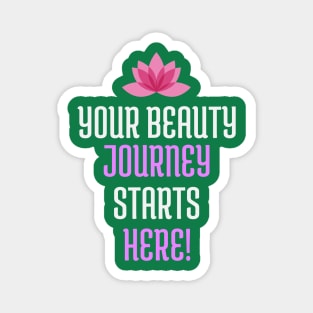 Beauty bloggers help with the journey Magnet