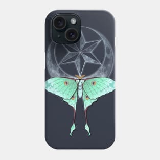 Luna Moth & The Moon Phone Case