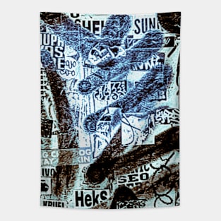 Street Art NYC Urban Style Graffiti Tag Tapestry