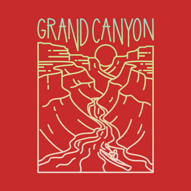 Grand Canyon - Rim to Rim hike - USA T-Shirt by Iambolders