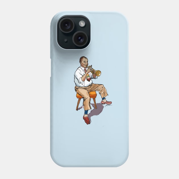 Louis Armstrong Phone Case by Keithhenrybrown