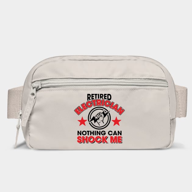 Retired Electrician Nothing Can Shock Me Humorous Retirement Pun by Anticorporati