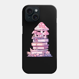 Books with Mushrooms Phone Case