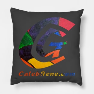 Colorful Stained Glass Logo Pillow