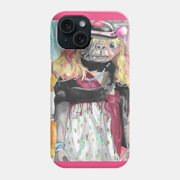 ET: The Extra Terrestrial Drag Queen Phone Case by PizzaPetsAndNonsense