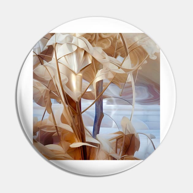 Ethereal Foliage Abstract Pin by DANAROPER