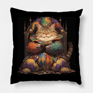 Purrfect Prankster Pillow