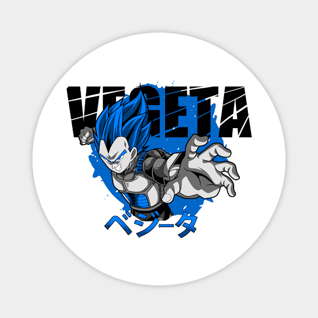 Vegeta Super Saiyan - Vegeta Super Saiyan Goku Dragonball - Magnet ...