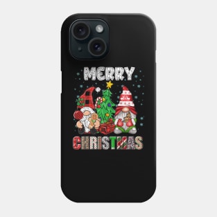 Merry Christmas Gnome Family Funny Xmas Tree Women Men Kids Phone Case