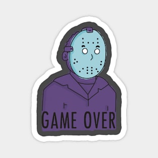 Game Over 8 bit Magnet