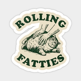 Rolling Fatties University Vintage Magnet