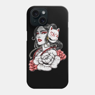 Geisha Mask Phone Case