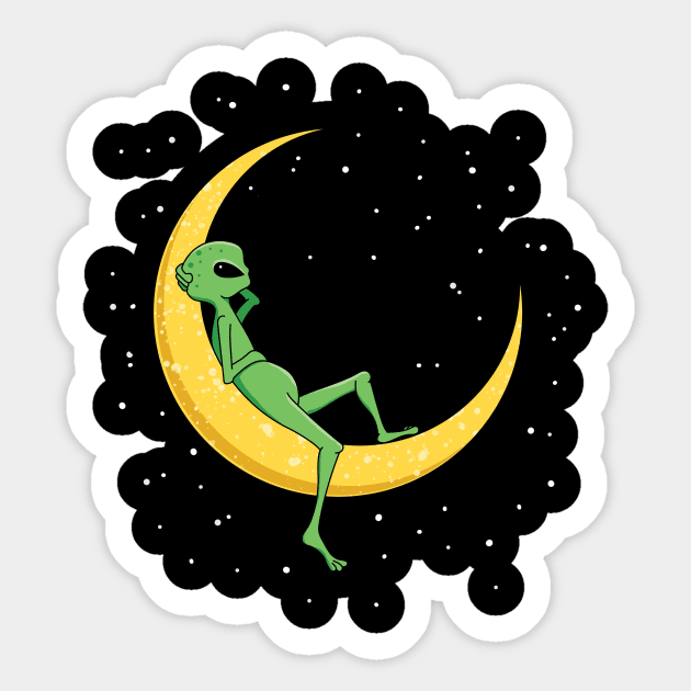 Crescent Moon Sticker