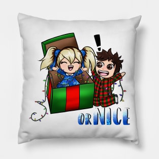 Christmas surprise (light version no blink lights) Pillow