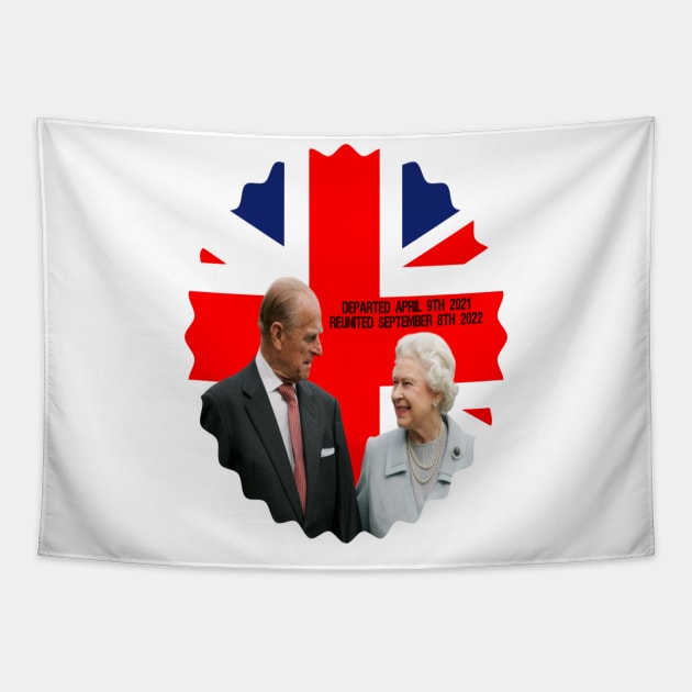 Queen Elizabeth and Prince Philip The Duke Of Edinburgh Tapestry by FirstTees